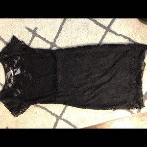Lace black dress